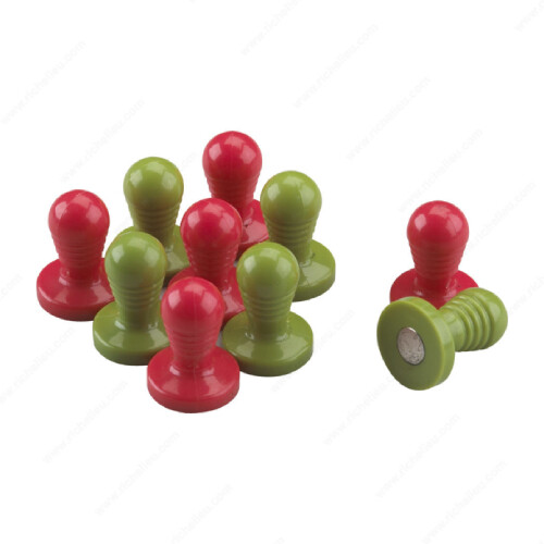ASST COLOUR BUTTON MAGNETS