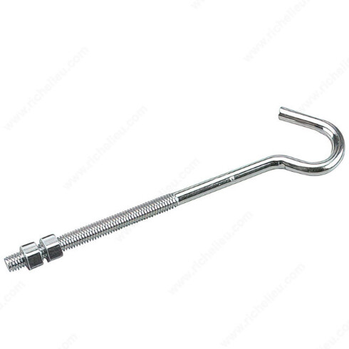 8-1/4" CLOTHESLINE HOOK ZINC