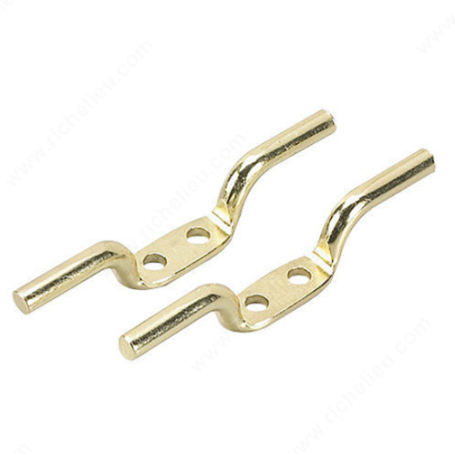 ROPE CLEAT BRASS 2PK 2197B-V