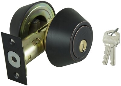 DOUBLE CYLINDER DEADBOLT BRONZE