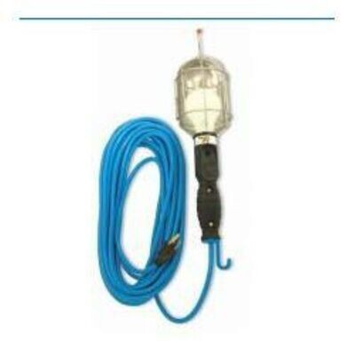 15M Work Light 16/3 w/ Outlet + Cage