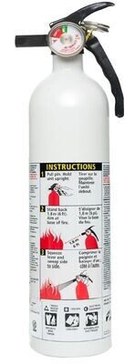FIRE EXTINGUISHER WHITE 1A10BC