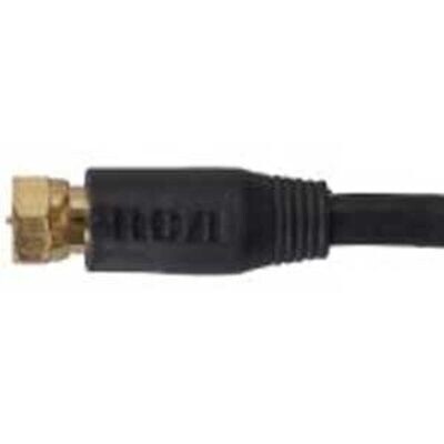 VIDEO COAXIAL CABLE 6' RG6 BLACK