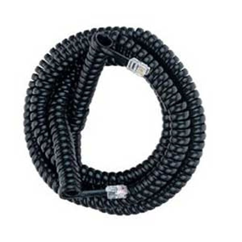 PHONE COIL CORD 25' BLACK
