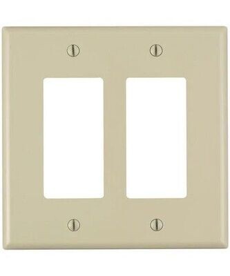 DOUBLE DECORA PLATE IVORY