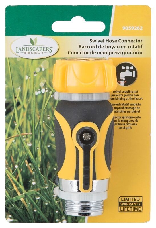 LANDSCAPERS HOSE SHUTOFF YELLOW