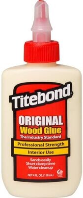 TITEBOND ORIGINAL WOOD GLUE 4OZ