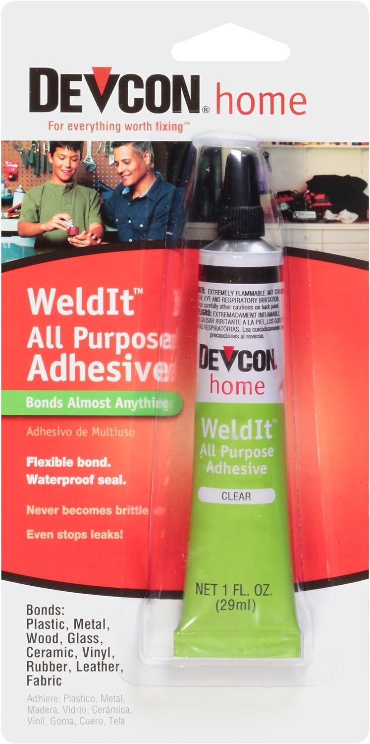 DEVCON WELDIT VINYL GLUE CLEAR 1 OZ