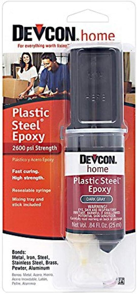 EPOXY PLASTIC STEEL 25ml SYRINGE