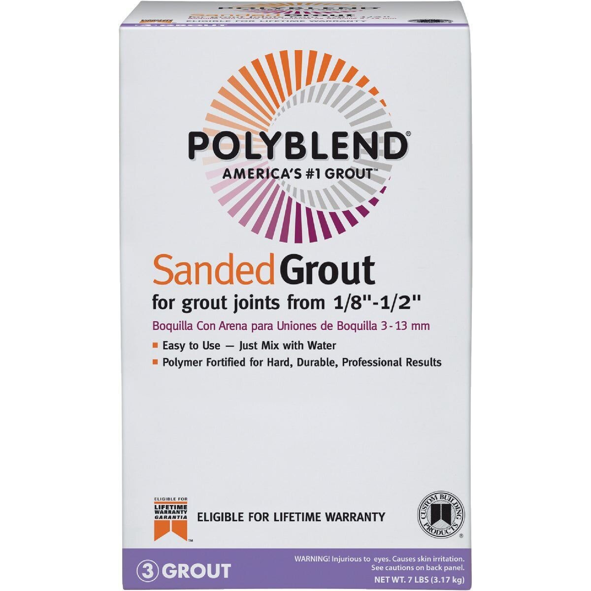 SANDED GROUT BONE
