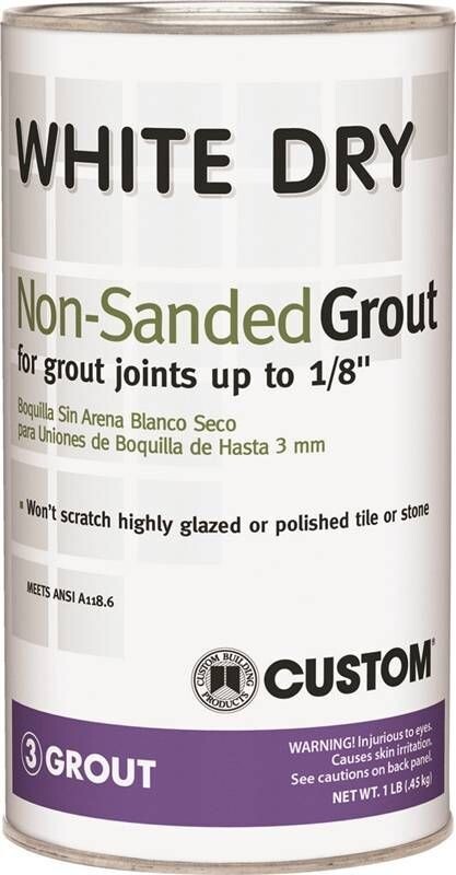 WHITE NONSANDED GROUT 1LB