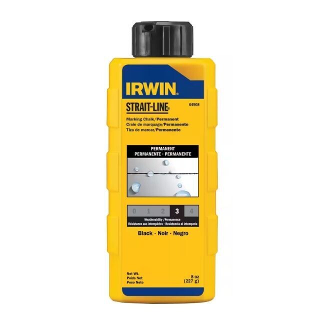 IRWIN 8OZ BLACK CHALK
