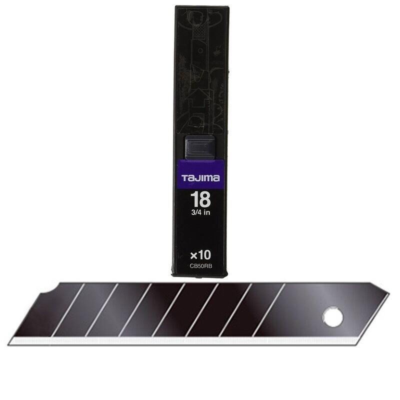 18MM PREMIUM CUTTER BLADES 8POINT 10PCS