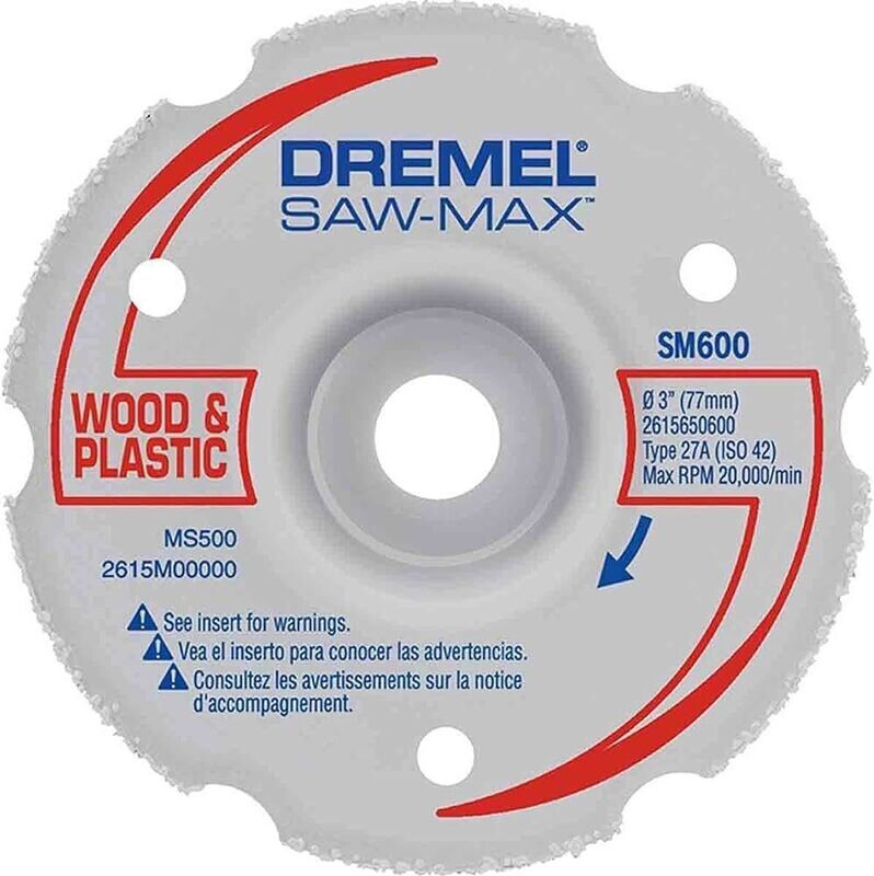 DREMEL SAWMAX FLUSH CUT CARBIDE WHEEL