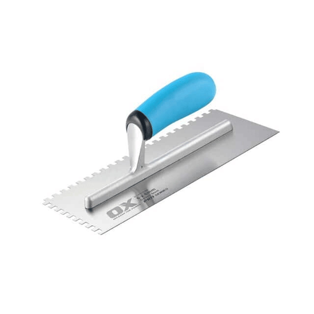 OX STEEL NOTCH TROWEL 1/2 X 1/2 X 1/2