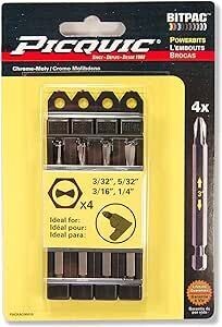 PICQUIC CLUTCH BIT SET 4PCS