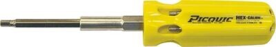 SAE HEX SCREWDRIVER PICQUIC / YELLOW SAE HEX SCREWDRIVER PICQUIC / YELLOW