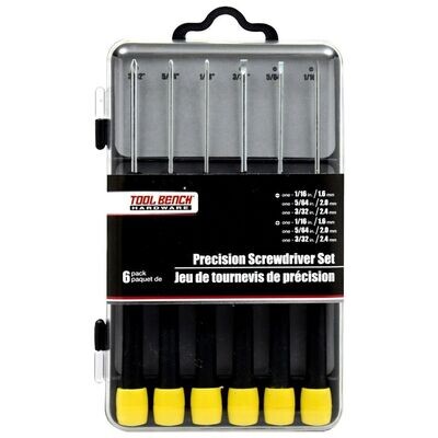 TOOL BENCH MINI SCREWDRIVER SET 6PC