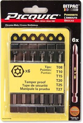 TORX SET 6PCS TAMPER PROOF