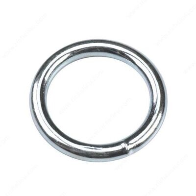 1-1/4" #4 STEEL RING ZINC