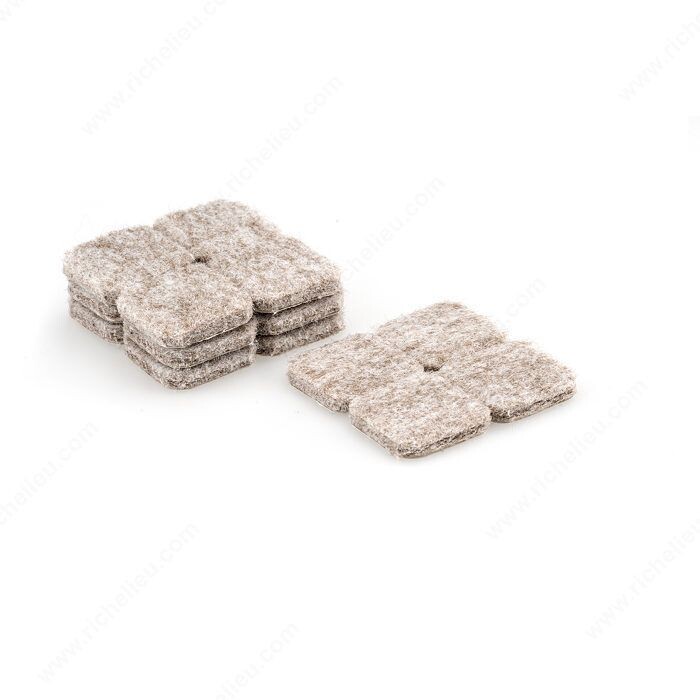 1" SQUARE SELF-STICK FELT FLOOR SAVER