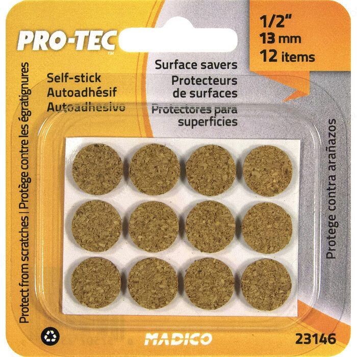 12 X 1/2" SURFACE SAVERS CORK