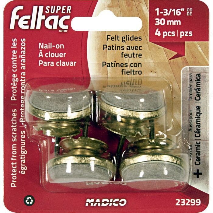 1" SWIVEL NAIL-ON FELTAC