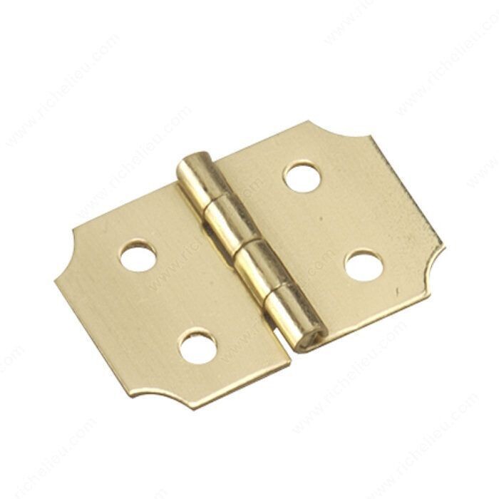1" X 5/8" SOLID BRASS HINGE