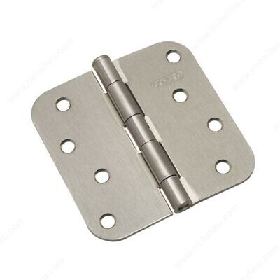 4" NRP HINGE 5/8" RADIUS BRUSHED NICKEL