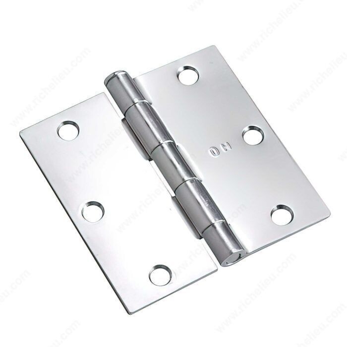 3-1/2" BUTT HINGE SQUARE ZINC
