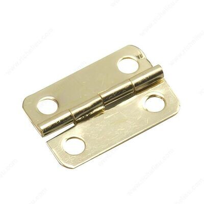 7/8" NARROW BUTT HINGE SOLID BRASS