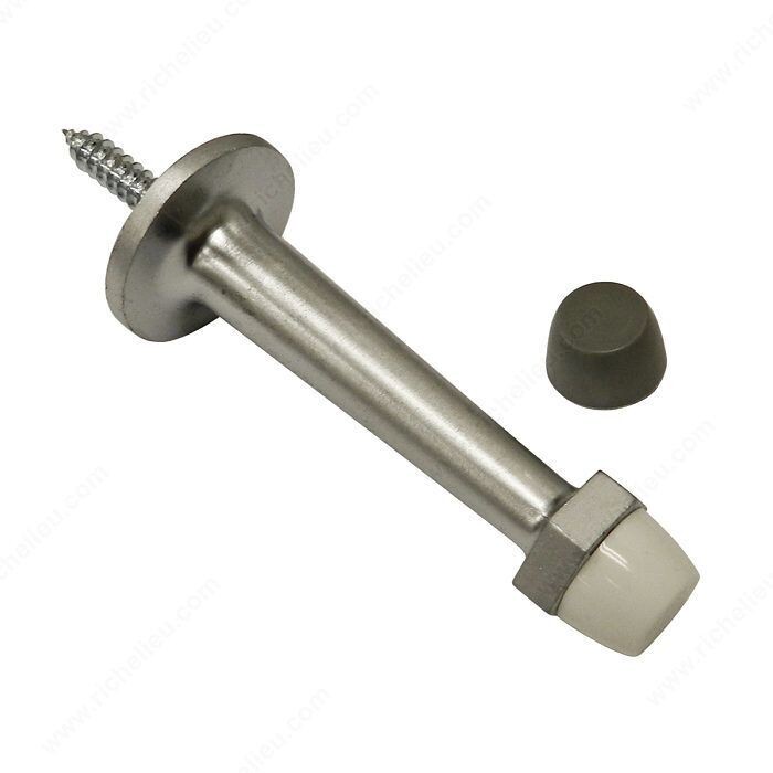 3" DOOR STOP RIGID SATIN NICKEL