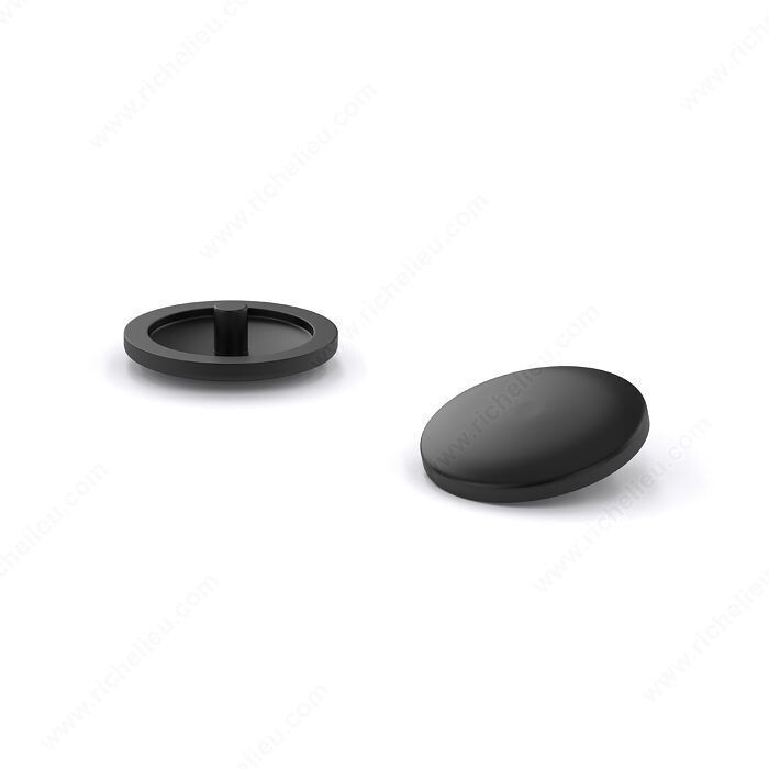 #6 PLASTIC PUSH CAP BLK