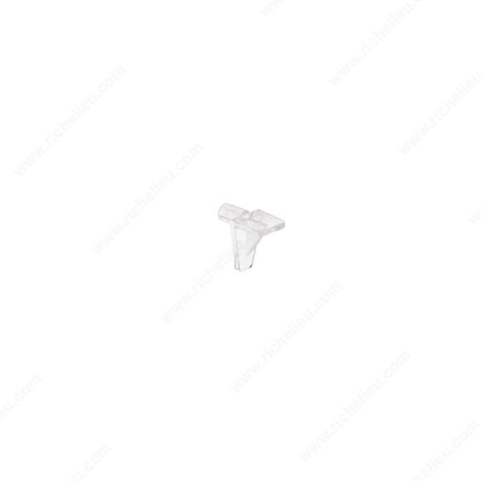 5MM PLASTIC SHELF SUPPORT CLEAR