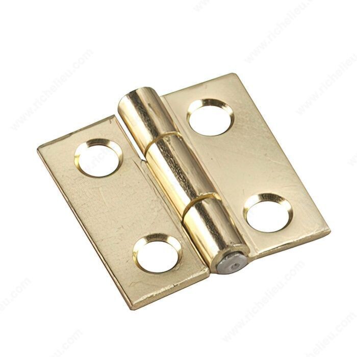 1" NARROW BUTT HINGE BRASS