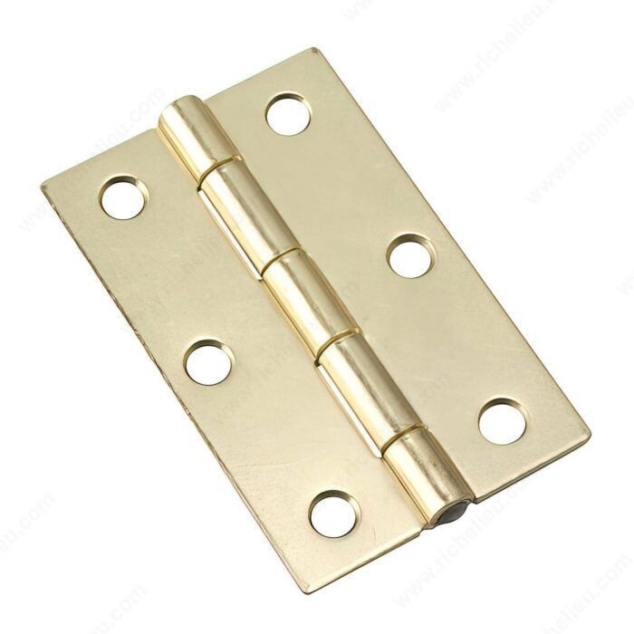 3" NARROW BUTT HINGE BRASS