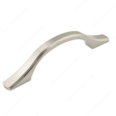 TRANSITIONAL BRUSHED NICKEL PULL TRANSITIONAL BRUSHED NICKEL PULL