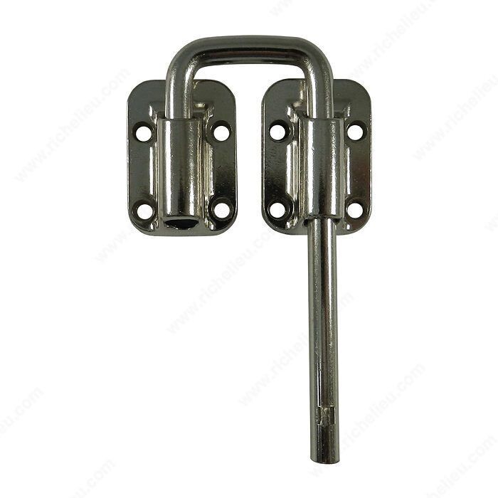 1-1/2" SLIDING DOOR LATCH NICKEL