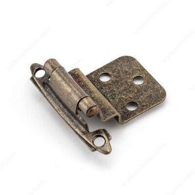 3/8 3/8" ANTIQUE BRASS INSET HINGE