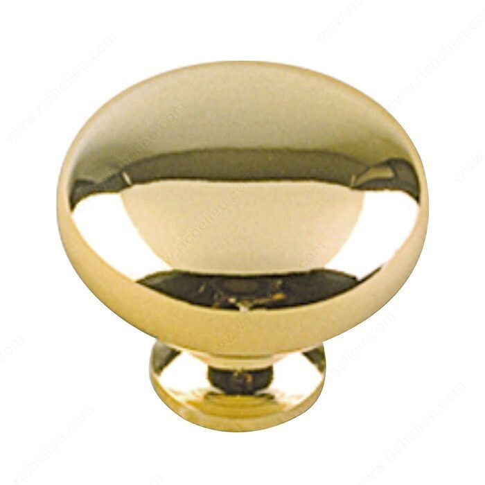 HOLLOW BRASS KNOB 1-1/4"