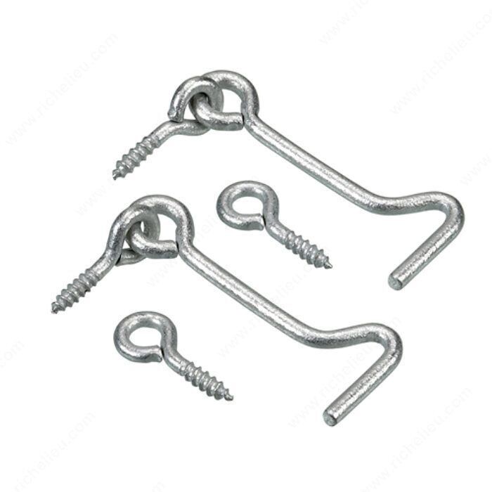 2-1/2" GATE HOOK AND EYE GALVANIZED