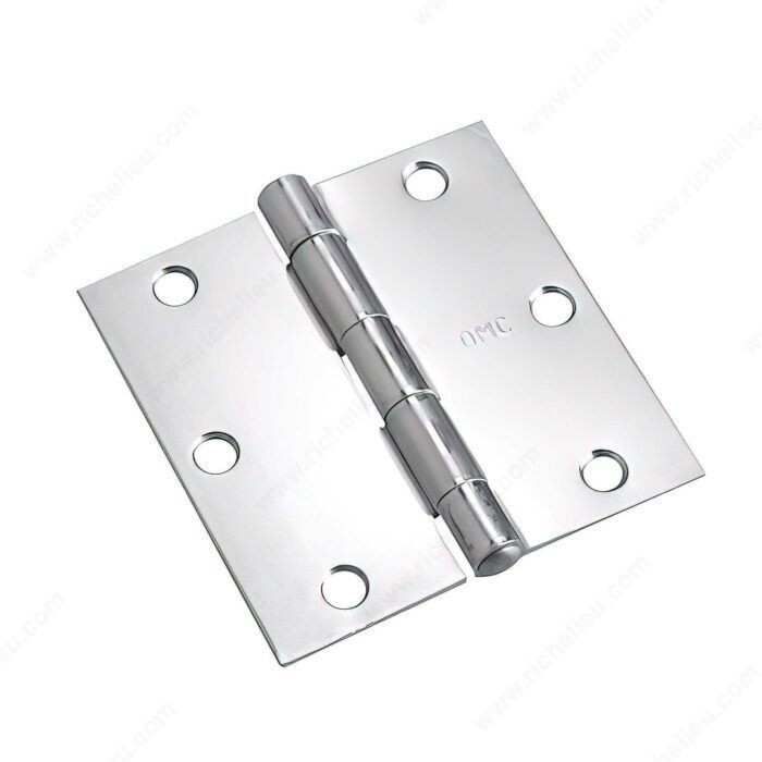 3-1/2" BUTT HINGE SQUARE ZINC