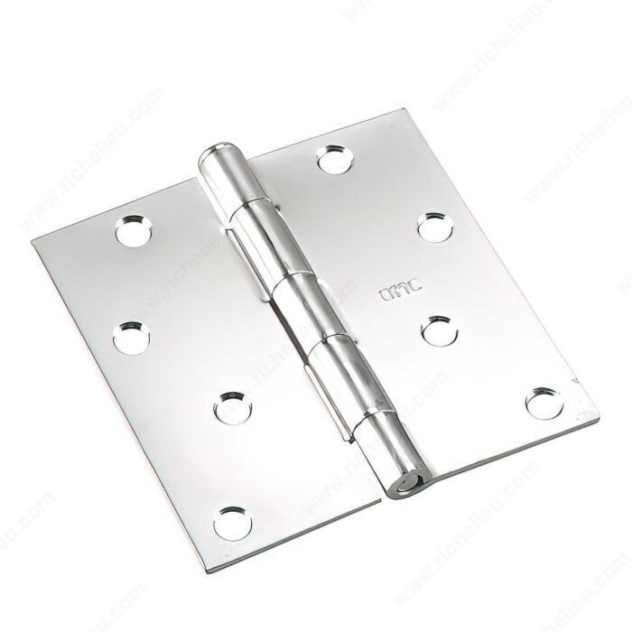 4" BUTT HINGE SQUARE ZINC