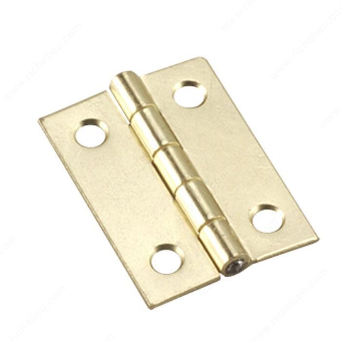 2" NARROW BUTT HINGE BRASS