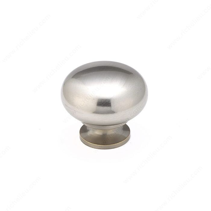 TRADITIONAL METAL KNOB BRUSHED NICKEL