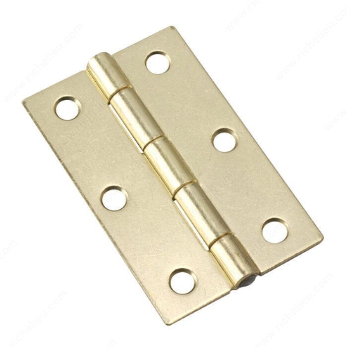 3" NARROW BUTT HINGE BRASS