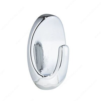 CHROME UTILITY HOOK PEEL & STICK