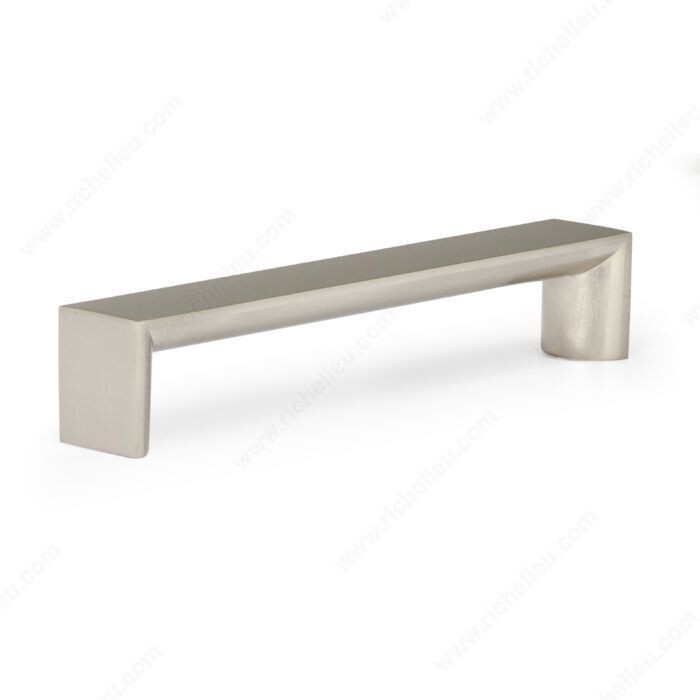 MODERN METAL PULL BRUSHED NICKEL 128MM