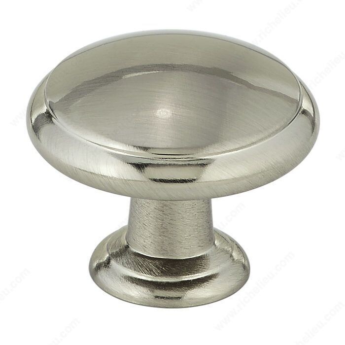 MODERN METAL KNOB BRUSHED NICKEL