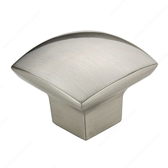 MODERN METAL KNOB BRUSHED NICKEL